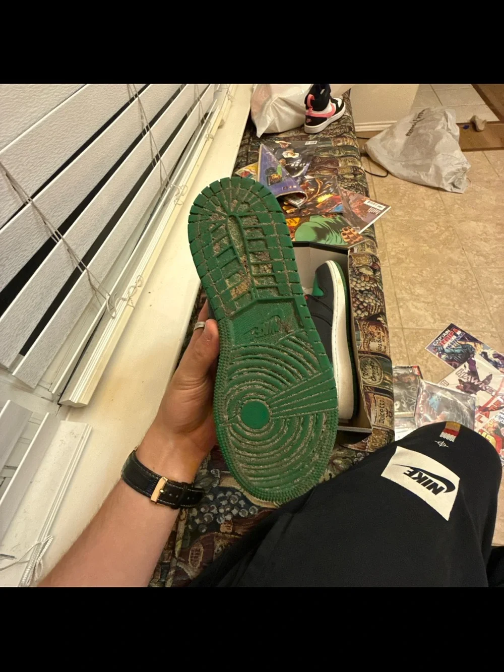 Nike Air Jordan 1 High Sneakers - Pine Green
